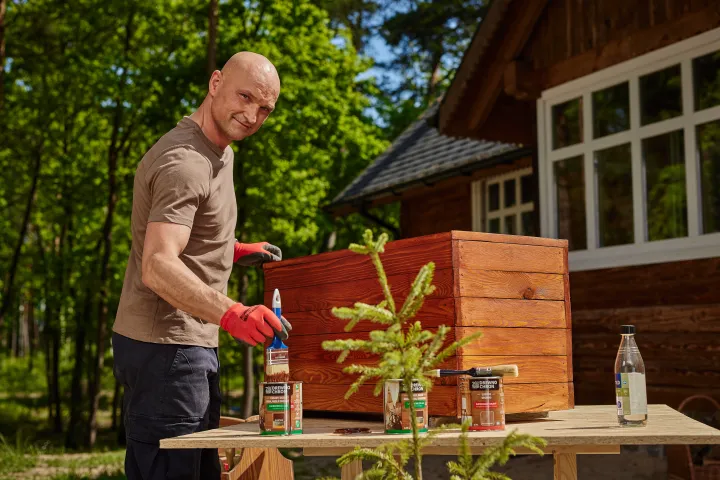 Dominik Strzelec ambasadorem marki Drewnochron.