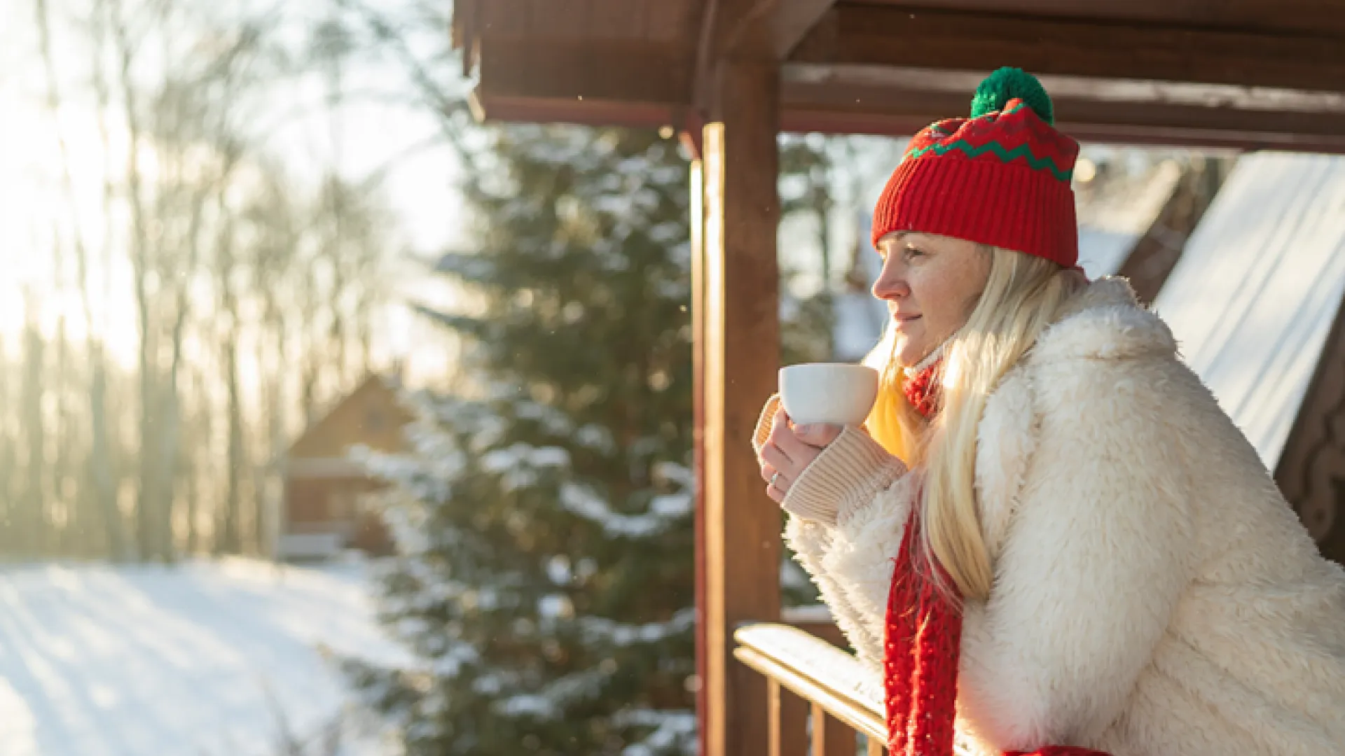 Weranda zabezpieczona Drewnochron Impregnat Eco&Protection w odcieniu dąb ciemny