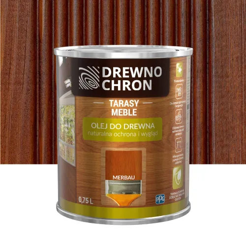 Drewnochron Olej do drewna w kolorze Merbau